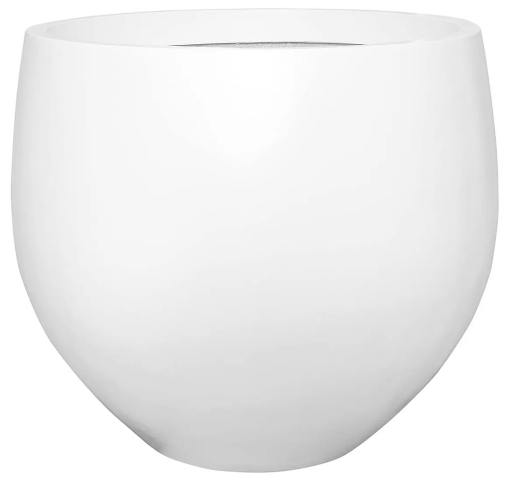 Květináč Jumbo Orb, barva matná bílá, více velikostí - PotteryPots méret: S - h. 73 cm, ⌀ 87 cm