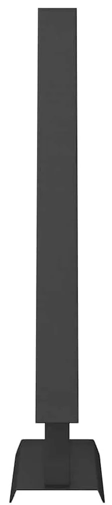 Fém karácsonyfa állvánnyal Fekete 60 cm Acél