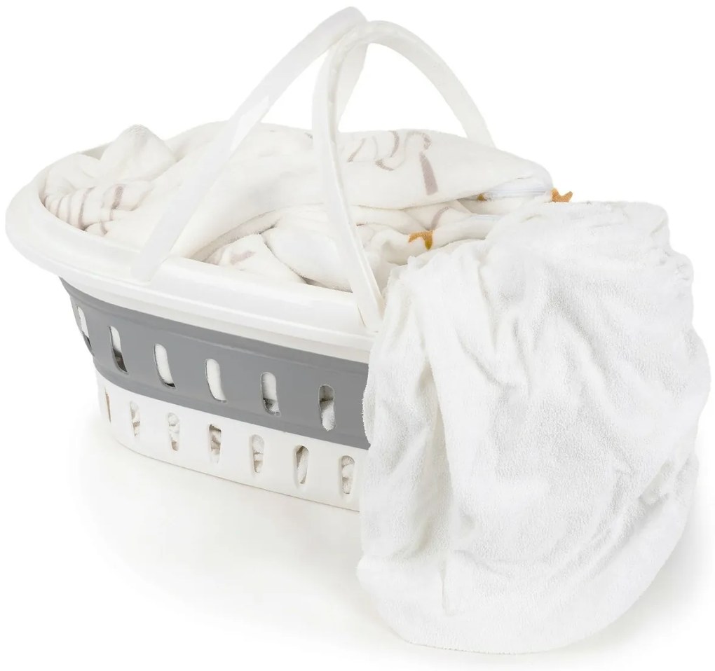 4Home Clean összecsukható szilikon kosár tiszta ruhákhoz