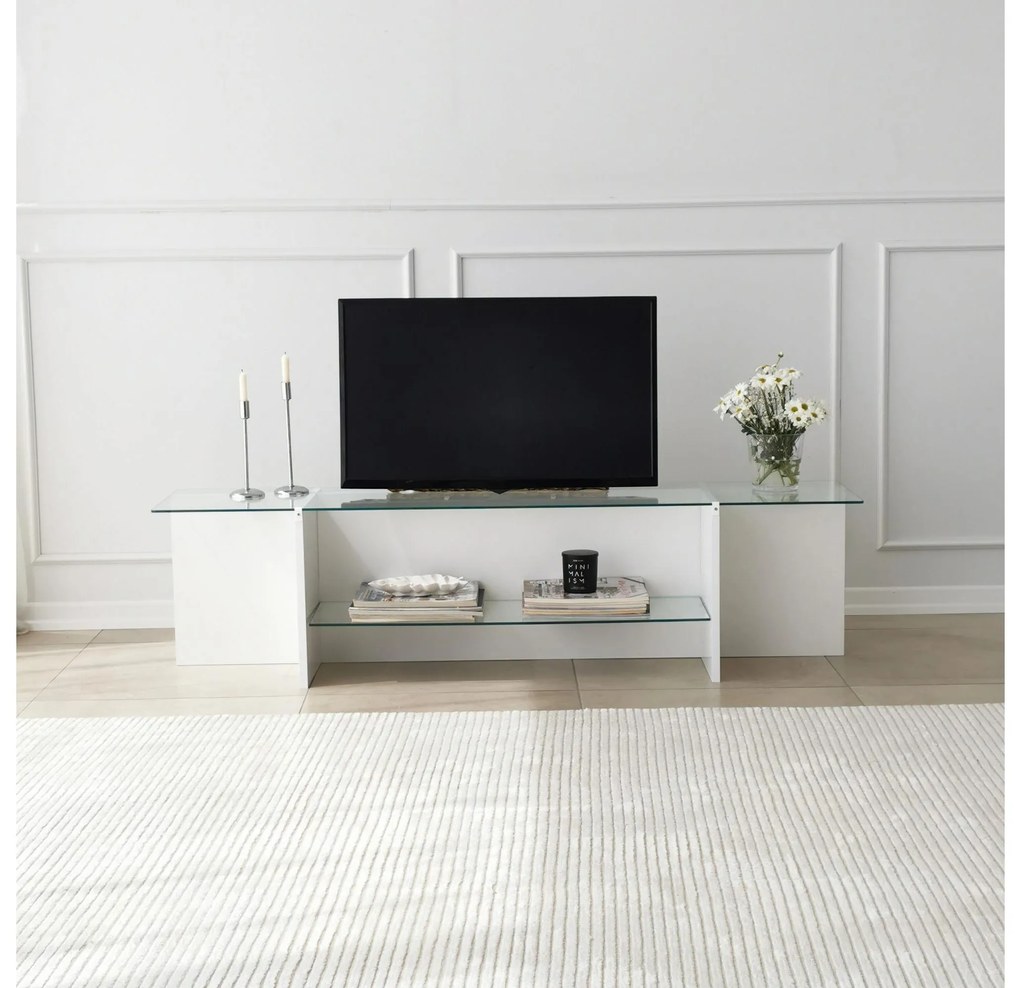 TV asztal Dosada (fehér) . 1095492