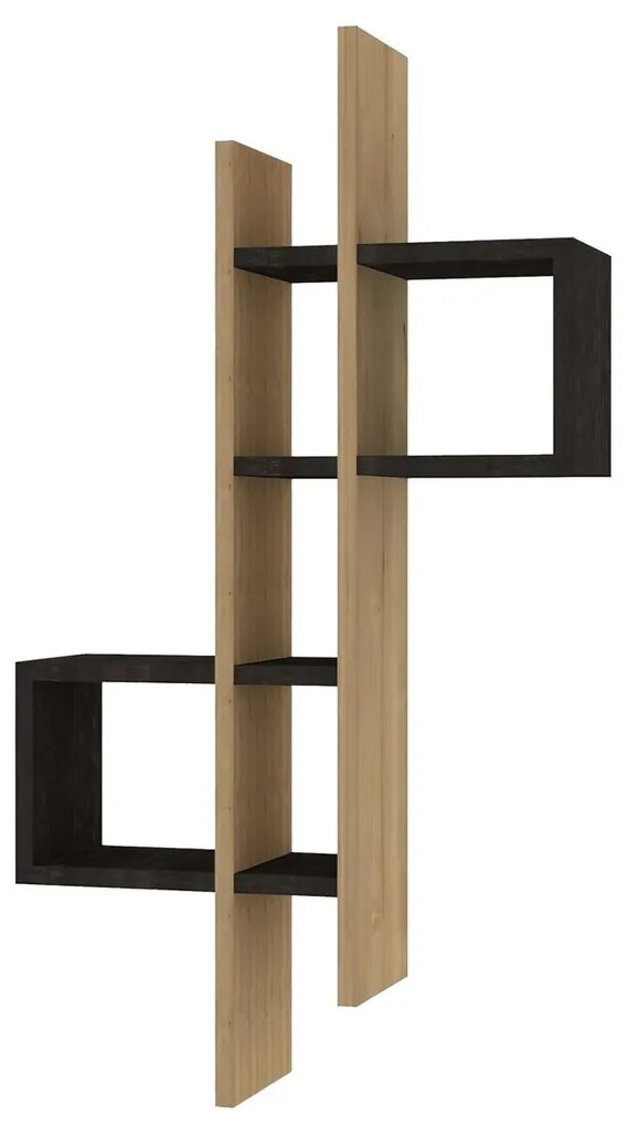 Fali polc Emse - Sapphire Oak, Anthracite