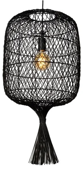 Lucide 03436/40/30 - Csillár zsinóron GARVE 1xE27/40W/230V fekete