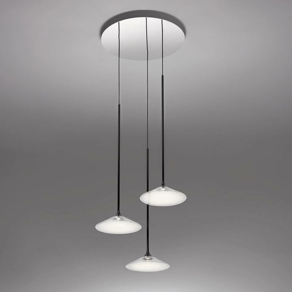 Artemide Orsa Cluster 3 0353030A, szabályozható fényerejű Led függeszték, 425 mm,