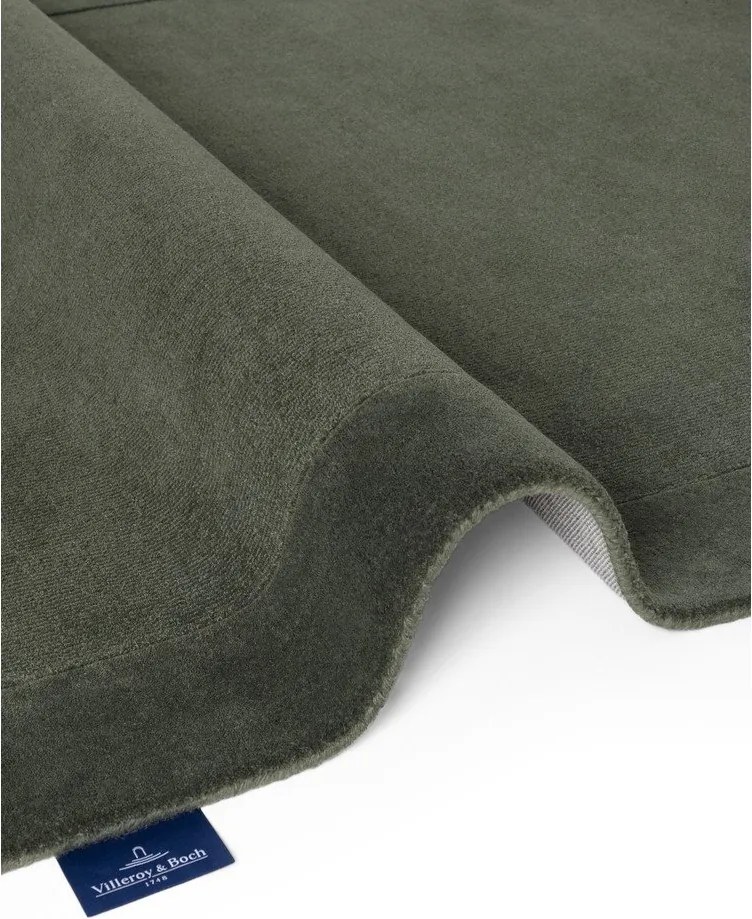 Sötétzöld kézi szövésű gyapjúkeverék szőnyeg 160x230 cm Kari – Villeroy&amp;Boch