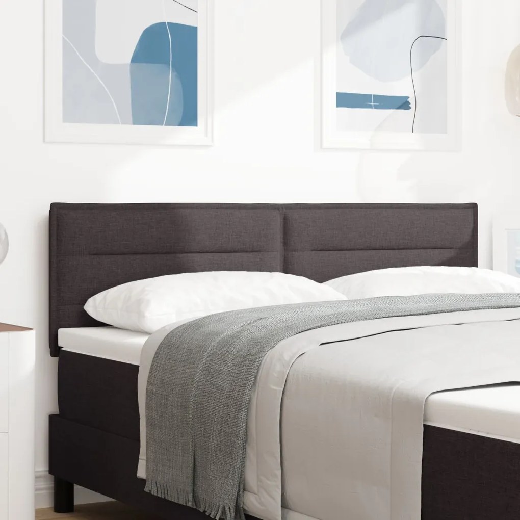 Fejtámla Vonal Design Sötétbarna 160 cm Szövet