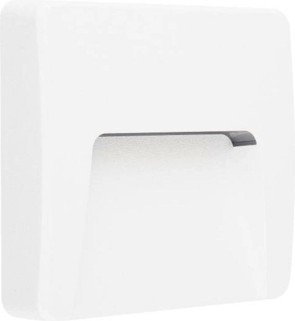 Aca Lighting Led kültéri fali lámpa, négyzet alakú, fehér, 230V Ac, IP65, 3W, 30