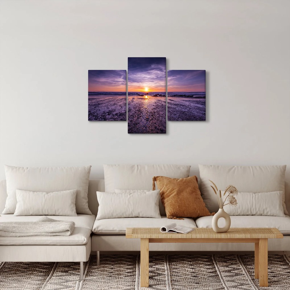 Tengerparti kép - naplemente (90x60 cm)