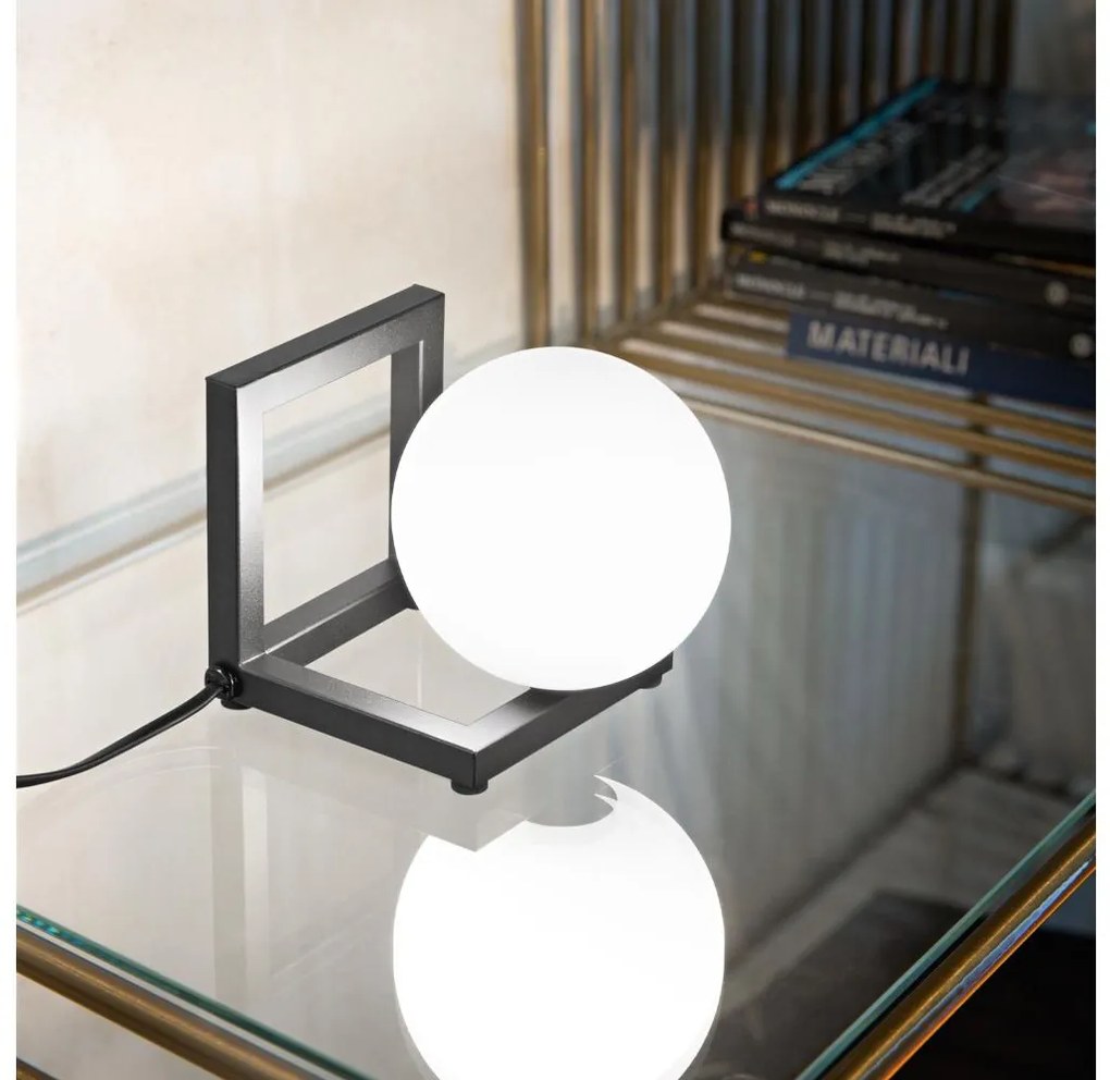 Ideal Lux - LED Asztali lámpa ANGOLO 1xG9/3W/230V fekete