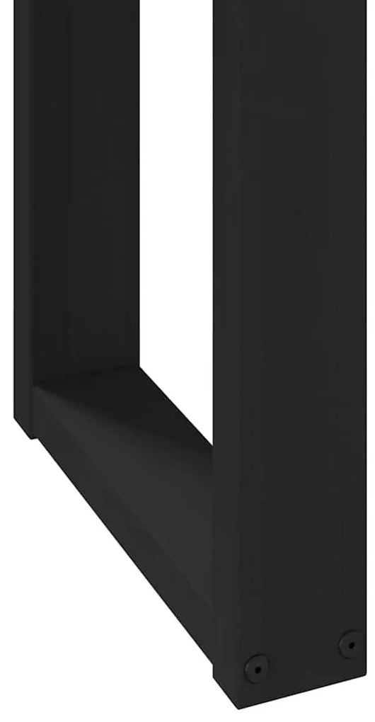 íróasztal NOAIN U alakú lábak 120x50x75 cm tömör fa fenyőfa