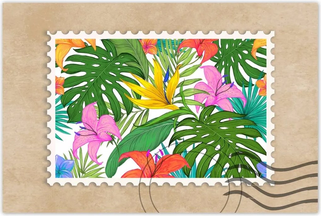 Poszterek 60x40 Trópusi levelek Leaves