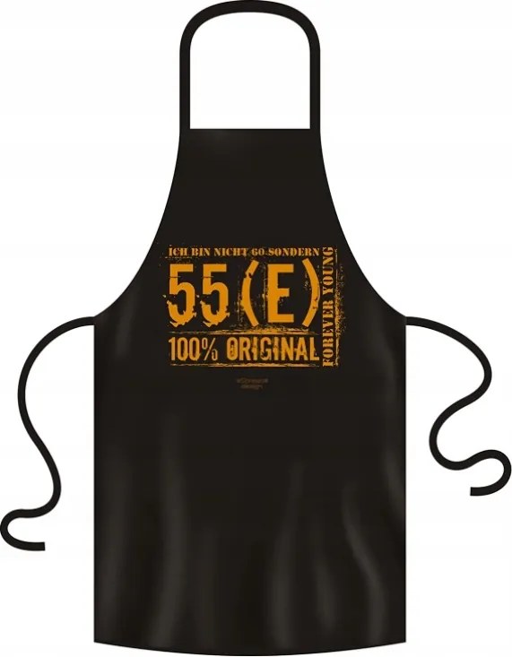 Kötény Konyhai Kötény Grill Fekete