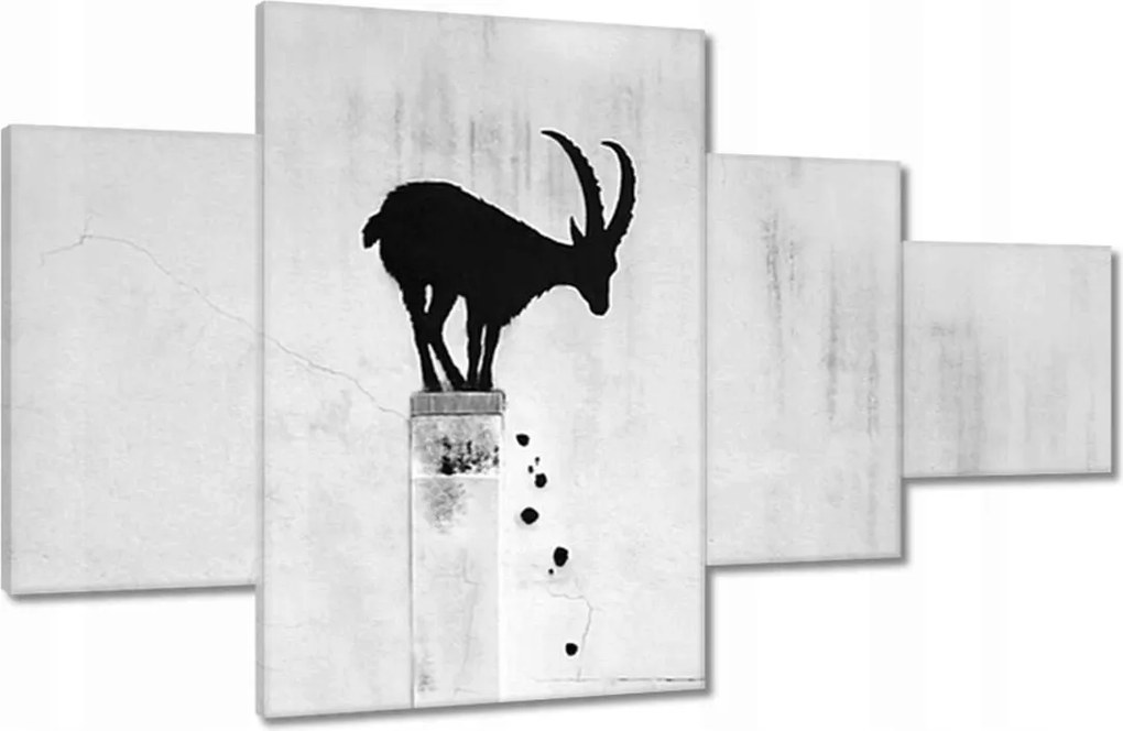 Képek 130x80 Kozica Banksy Hegyi gazella Nincs magánélet Falfestmény