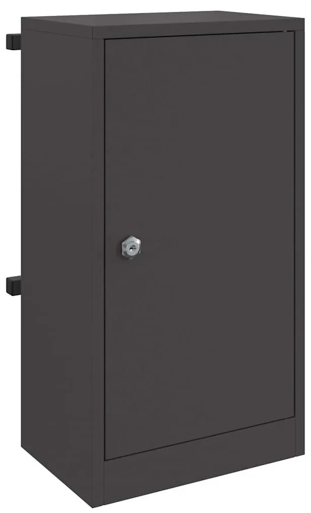 postaláda Fekete 30 x 23 x 55 cm Acél