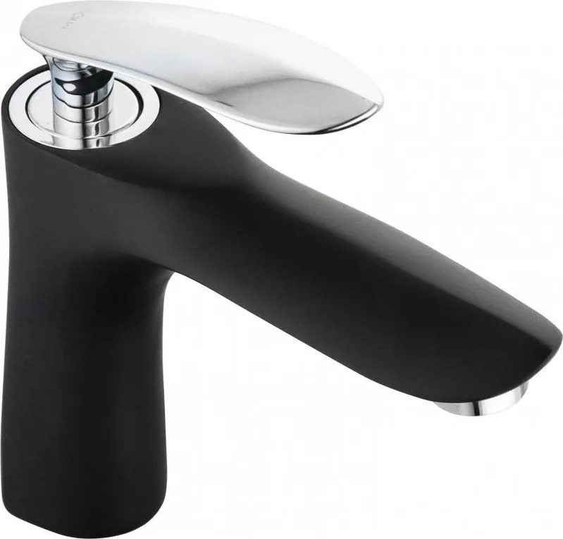 Mexen Lily mosdócsaptelep, fekete/króm - 73600-17