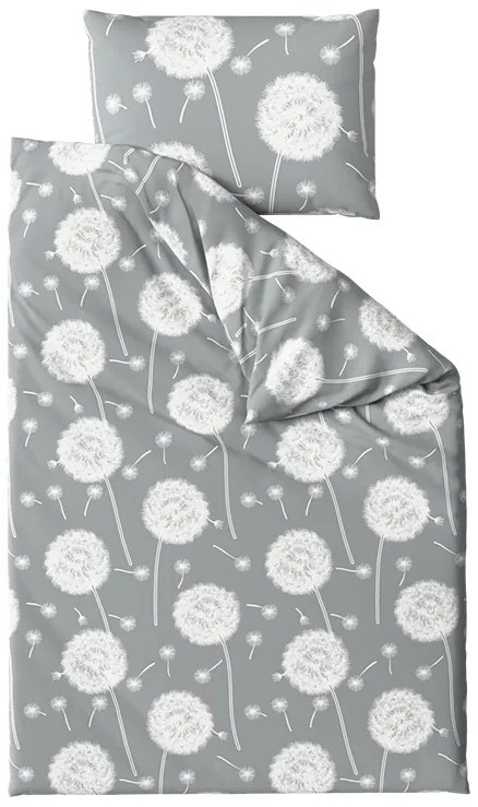 Pamut ágynemű DANDELION BLEND szürke Ágyneműhuzat mérete: 70 x 90 cm | 140 x 220 cm