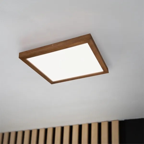 Brilagi - LED fürdőszobai lámpatest WOODY FRAME LED/40W/230V 60x60 IP44 tölgy-cseresznye