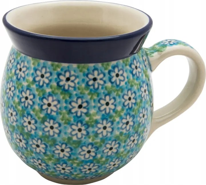 Cseh bögre Hordó 470 ml Kerámia Bolesławiec