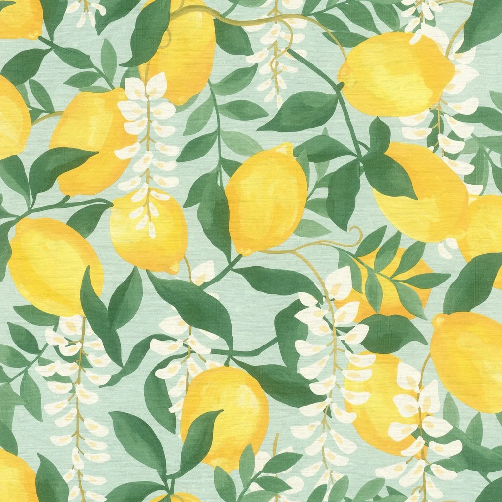 Rasch öntapadós tapéta, citromok, 0,53 x 6,00 m