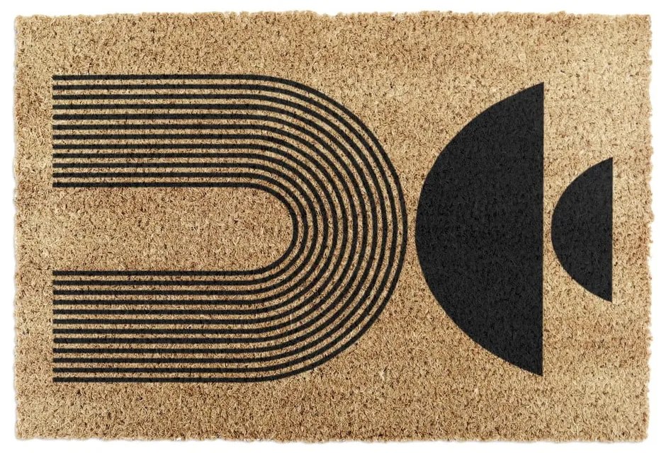 Kókuszrost lábtörlő 40x60 cm Half Moon – Artsy Doormats