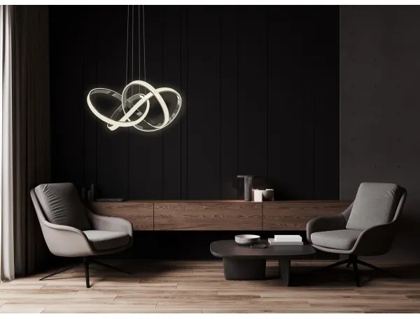 Wofi 6134-105L - LED Dimmelhető csillár zsinóron INDIGO LED/50W/230V