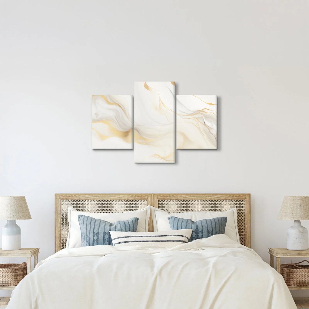 Kép - Absztrakció dekorációval (90x60 cm)