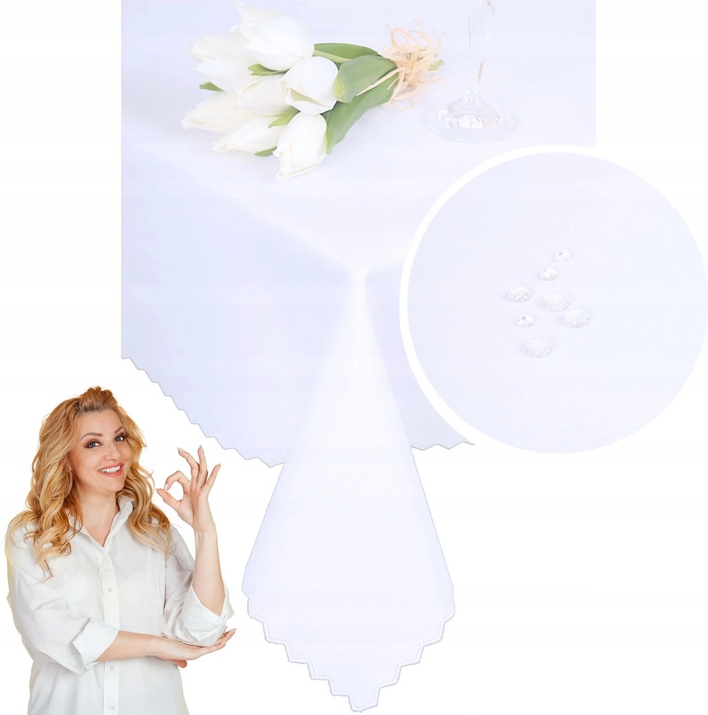 Abrosz Fehér Dekoratív 500x140 wz.1 Foltálló Asztal Keresztelő áldozás