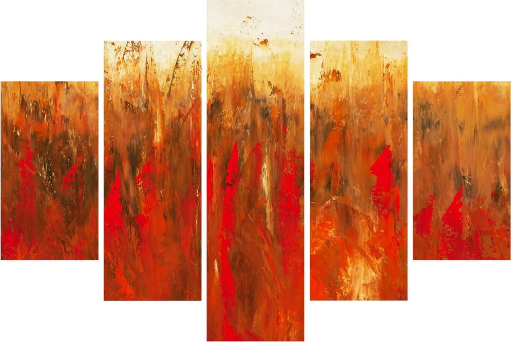 Kép - Festett absztrakció (150x105 cm)