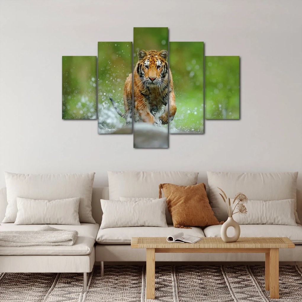 Kép - Futó tigris (150x105 cm)