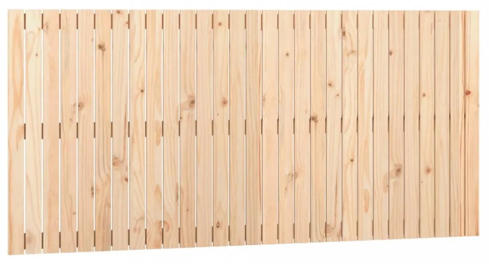 tömör fenyőfa fali fejtámla 185x3x90 cm