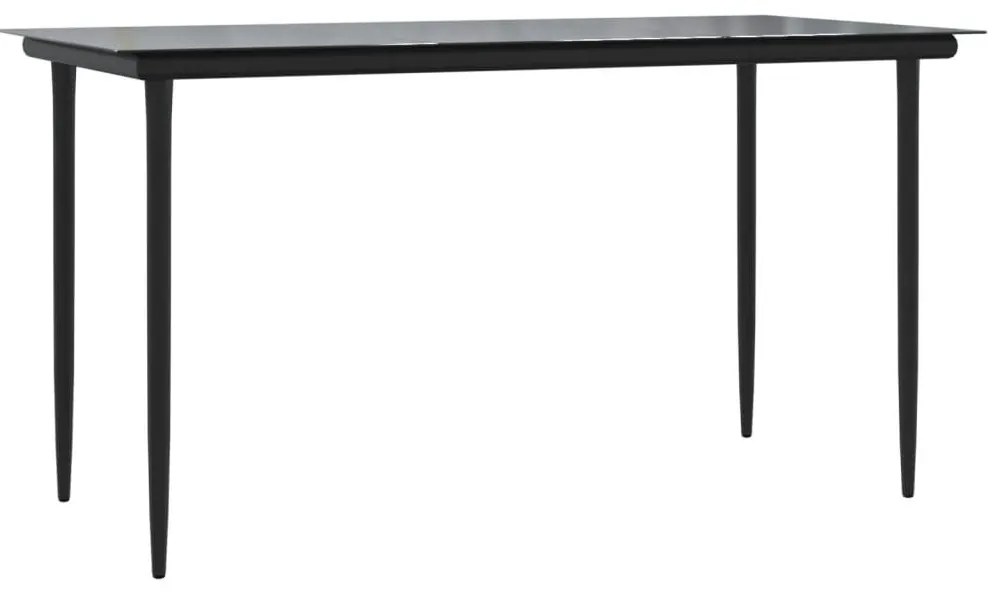 vidaXL 5részes világosszürke polyrattan kerti étkezőgarnitúra párnával