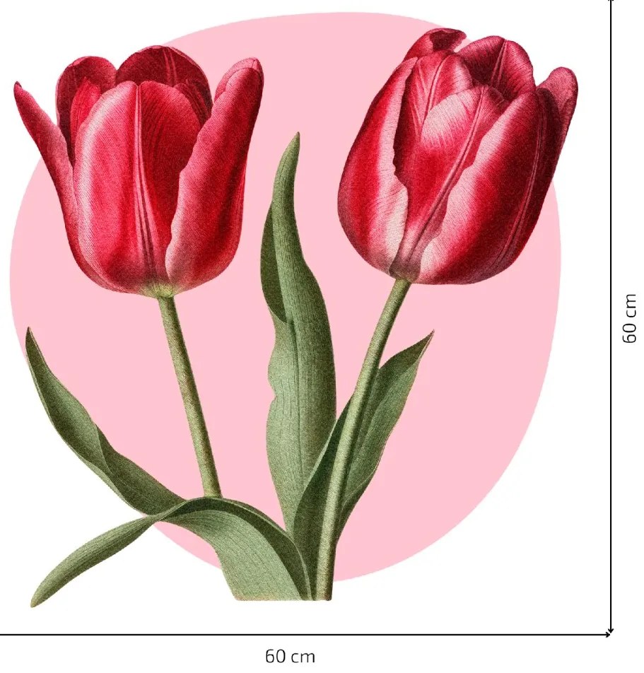 PIPPER. Textil falmatrica "Tulipánok"