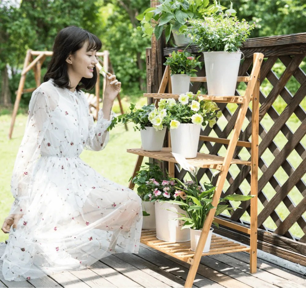 Összecsukható állvány, bambusz, NEPEL TYP 1 + ajándék