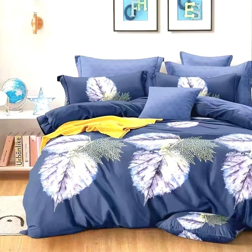 Pamut ágynemű Homa TELIAN BLUE 7 részes 140X200 cm