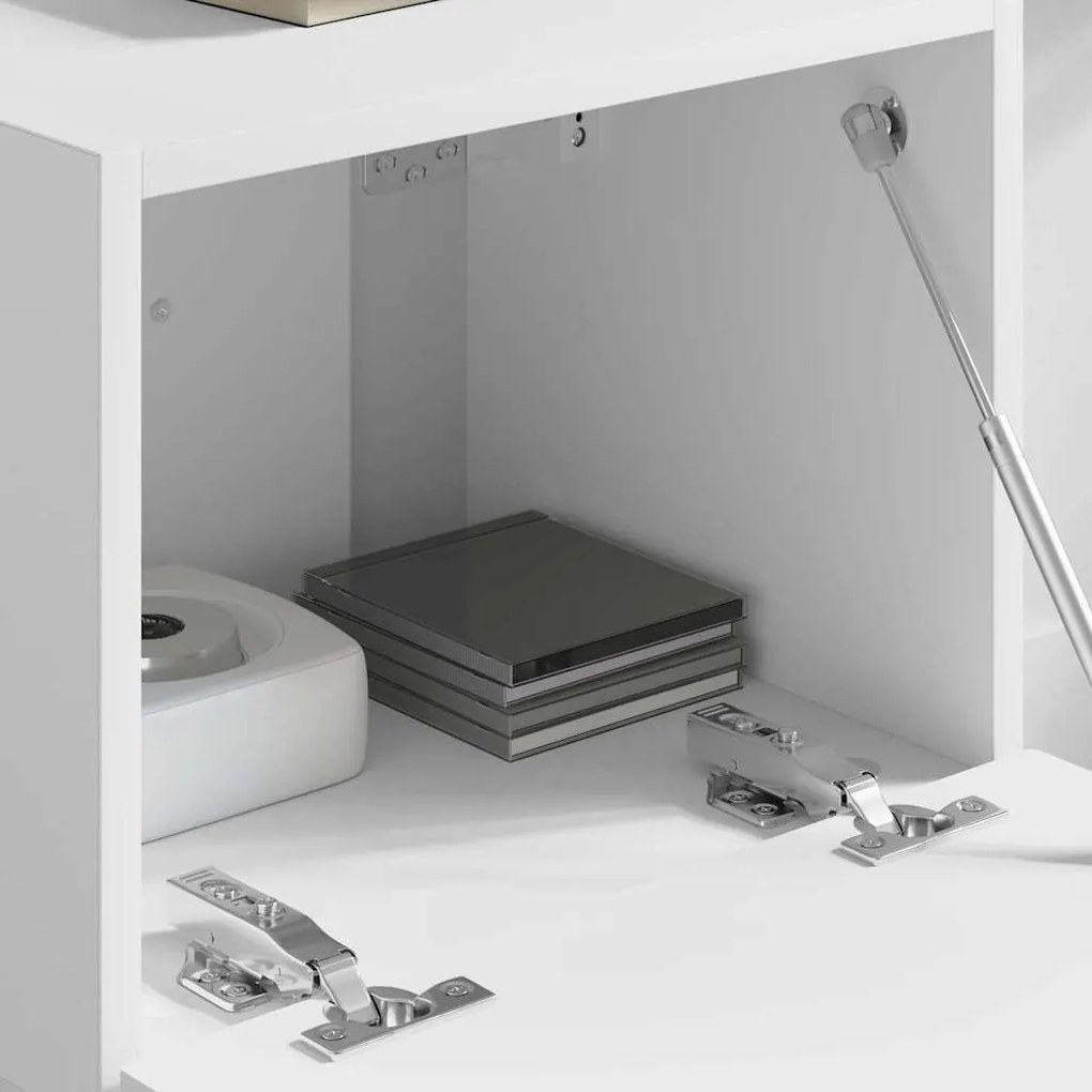 vidaXL TV Fali Szekrény Fehér 60 x 31 x 29.5 cm Faanyag