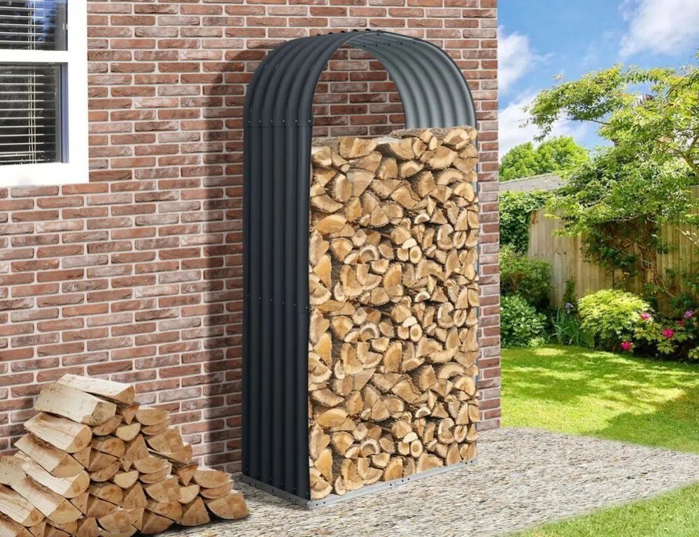 ROJAPLAST Fa tároló SUN ovális 103 x 40 x 200 cm