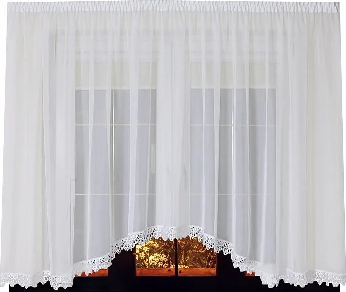 Függöny Kész Fátyol Gipszkarton 400x150 Függöny Íves