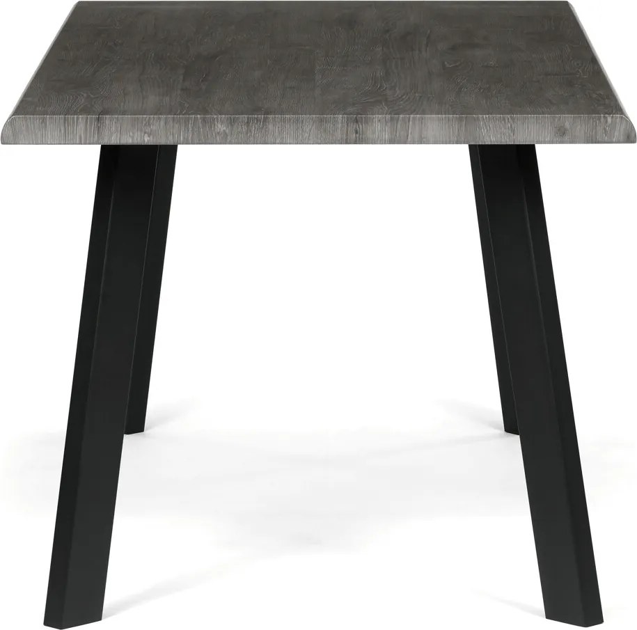 Étkezőasztal 160 × 90 cm MDF szürke tölgy GREY