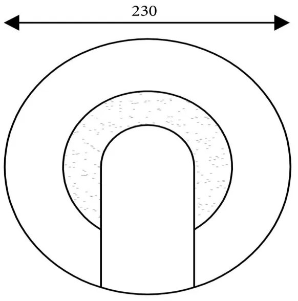 Searchlight 95410BK - LED fali lámpatest TARGET LED/7W/230V fekete