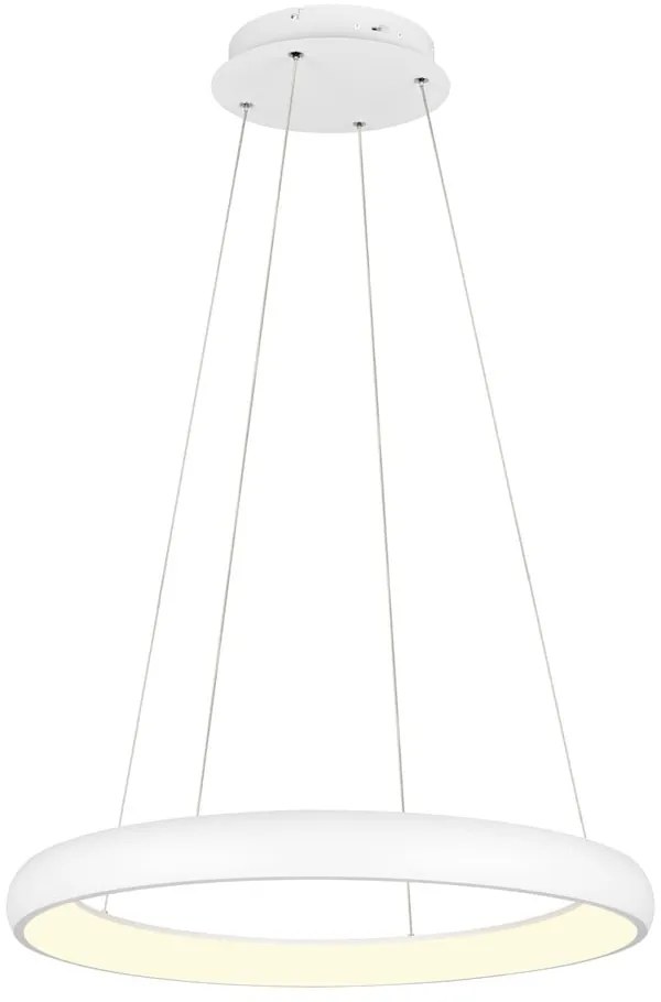 Fehér LED dimmelhető függőlámpa fém búrával ø 75 cm Cardona – Trio