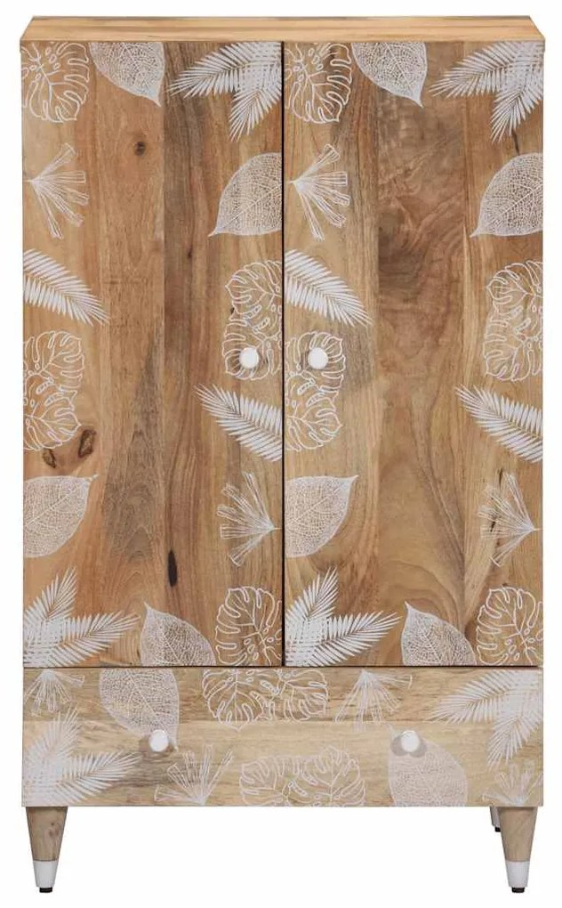 tömör mangófa magasszekrény 60x33,5x100 cm