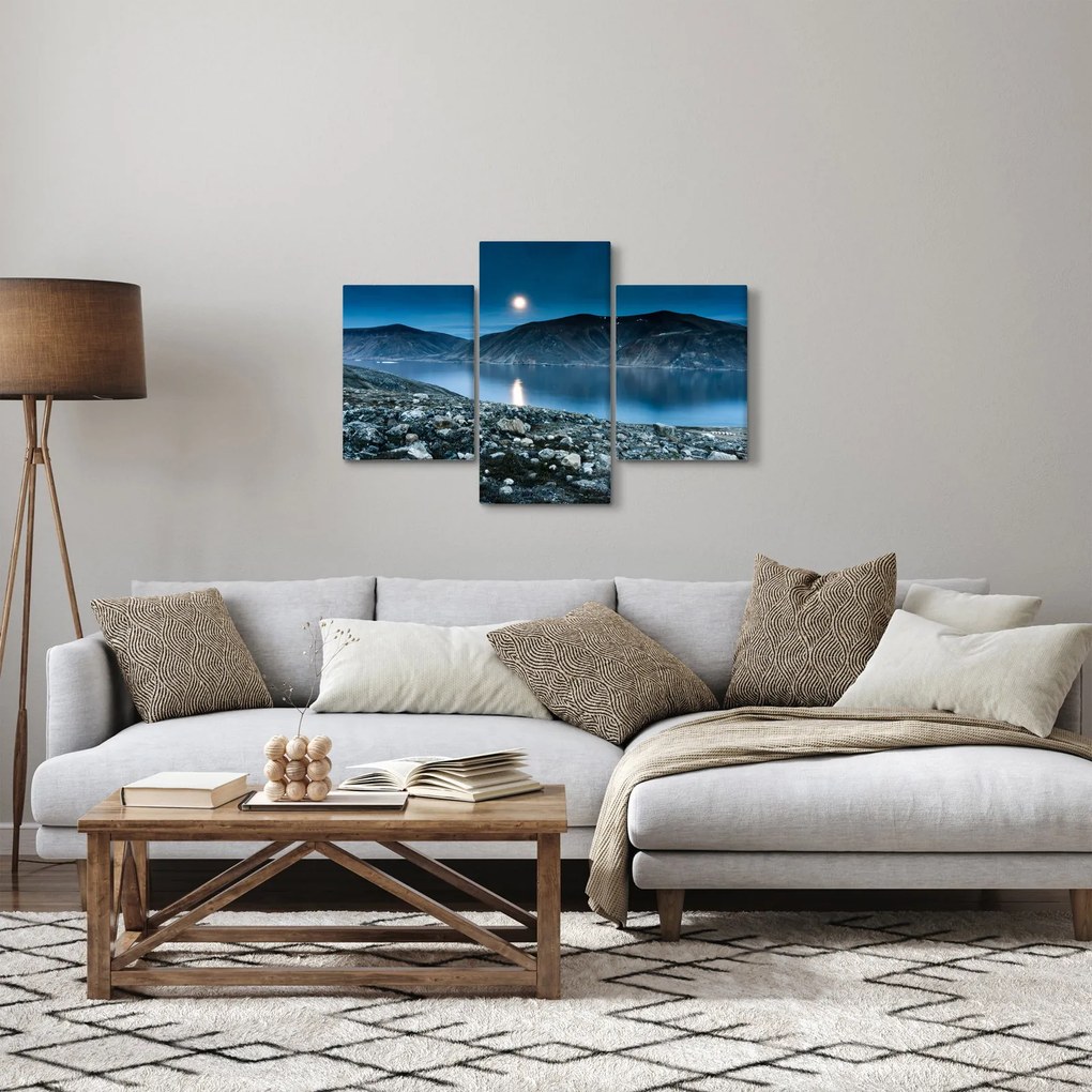 Egy éjszakai táj képe, Izland (90x60 cm)