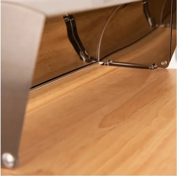 Basic rozsdamentes acél és bambusz kenyérdoboz - Orion