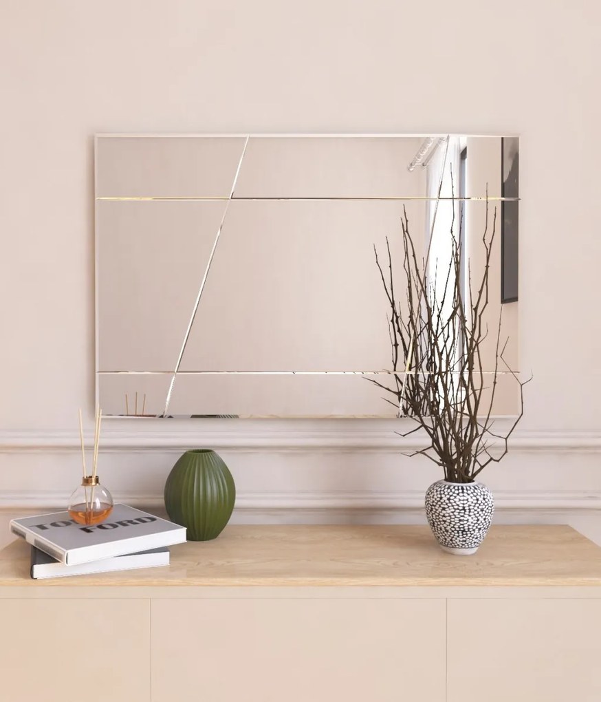 Akol tükör, fehér, 50 cm