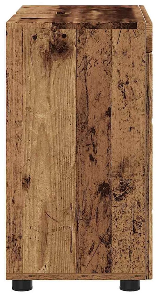 Fürdőszoba mosdószekrény TULUM Régi fa 60 x 34 x 63 cm Faanyag