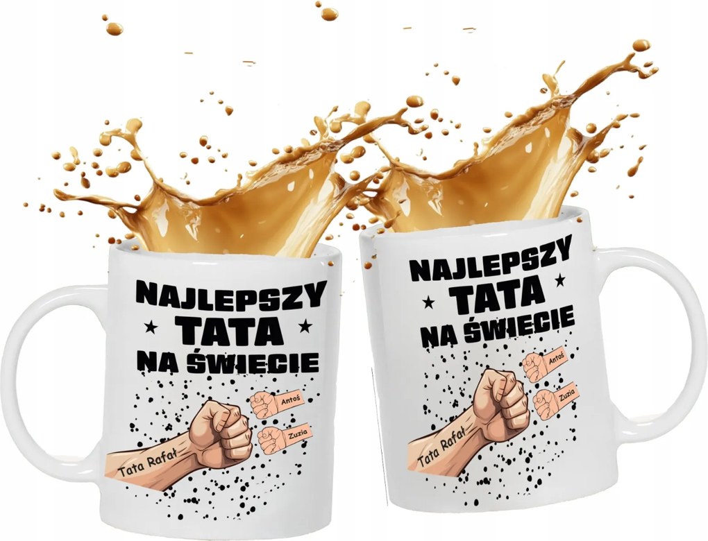 Bögre A Világ Legjobb Apukája Apák Napi Ajándék Fehér Kerámia