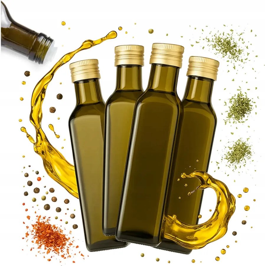 50X Palack Olíva Marsca 250ml olívaolaj ecet olaj szósz szirup alkohol