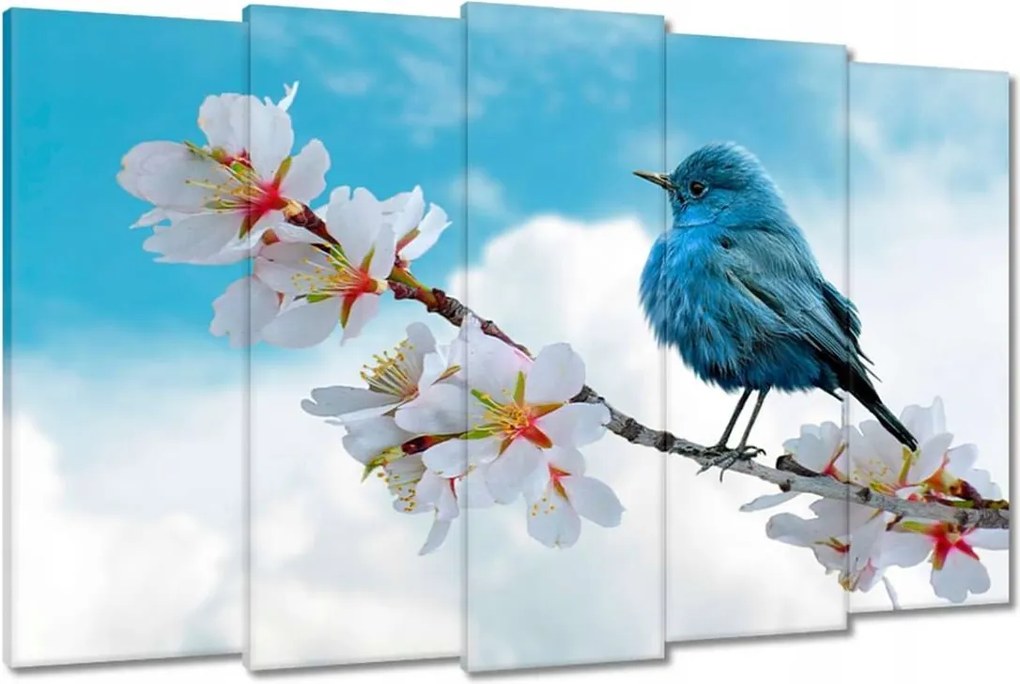 Vászonkép 150x95 Madár az ágon Finom k