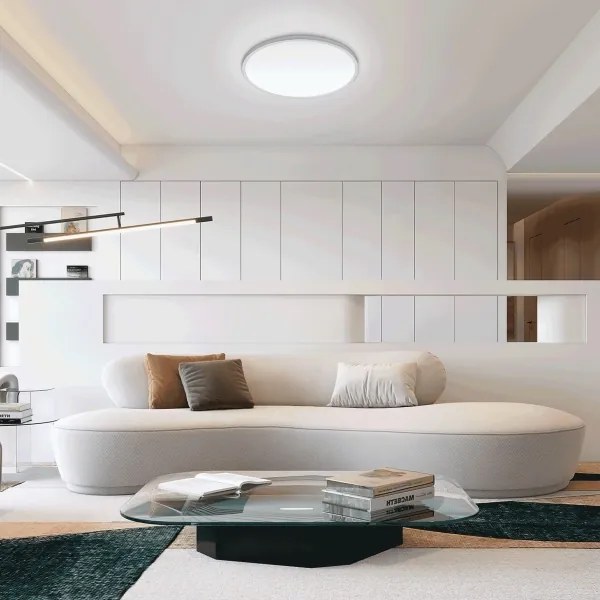 Aigostar - LED Fürdőszobai mennyezeti lámpa LED/18W/230V 3000-6000K IP54 + távirányító