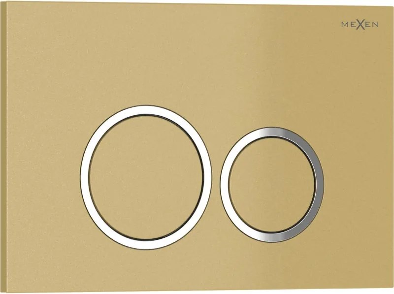 Mexen Tex 01 öblítőgomb, arany - 6101-06
