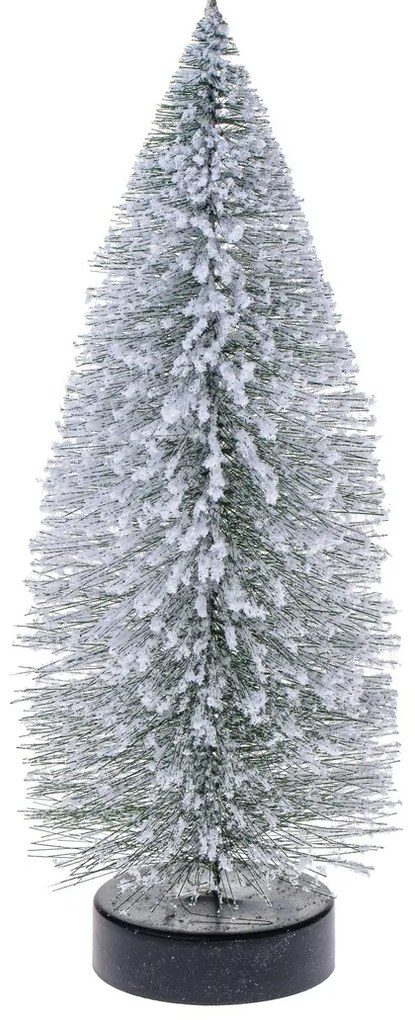 Karácsonyi dekoráció Havas fa, 11 x 29 x 11 cm